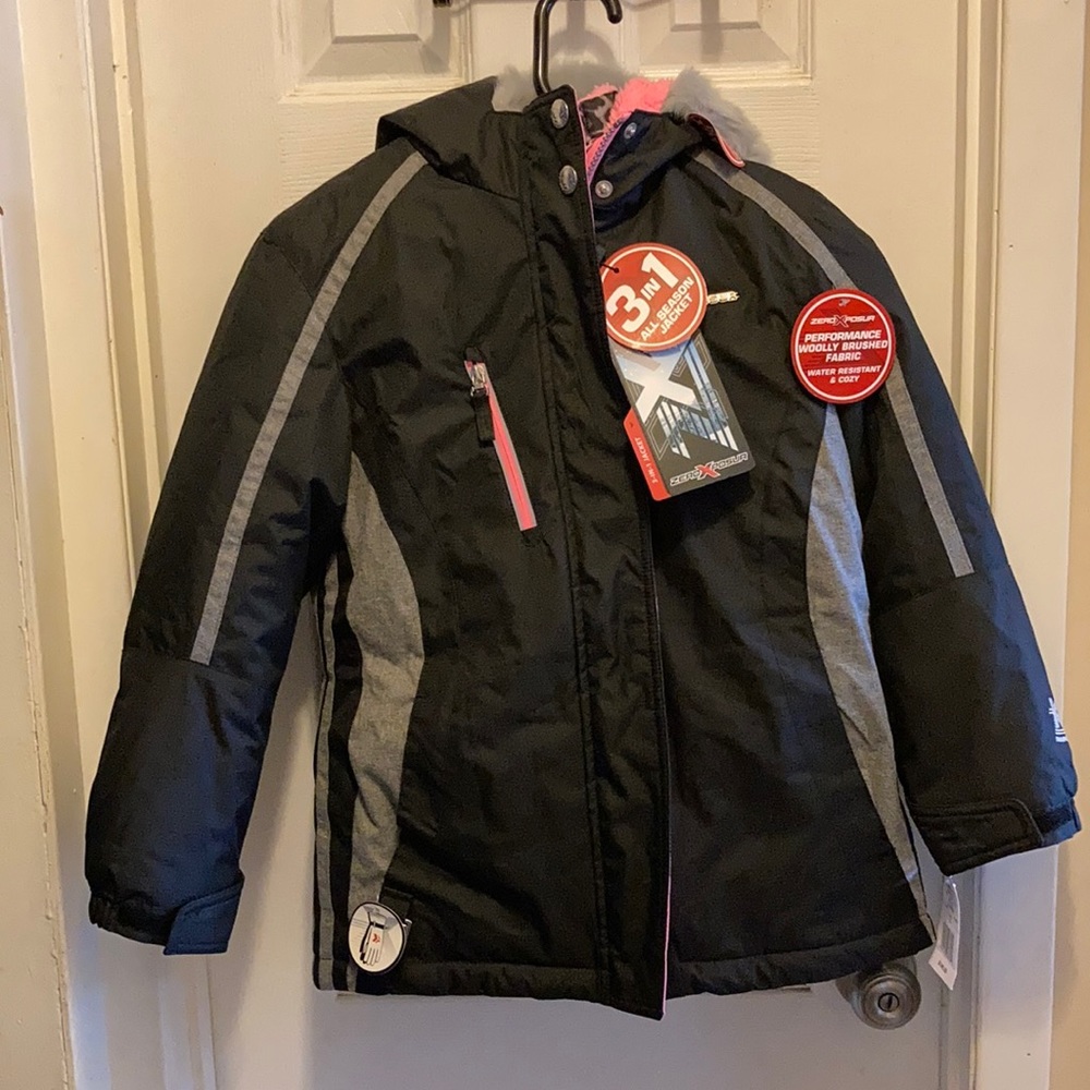 Girls 3 in 1 all season jacket